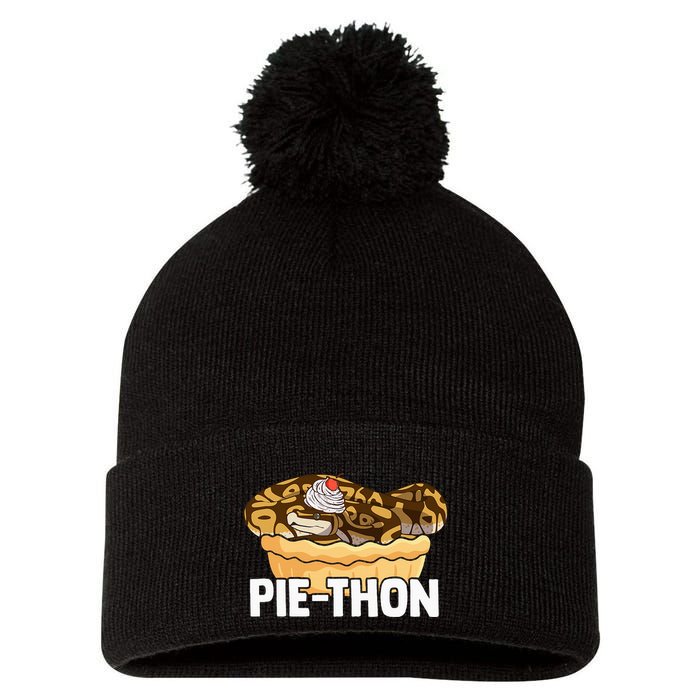 Ball Python Pie Thon Snake Pet Owner Animal Ball Python Pom Pom 12in Knit Beanie