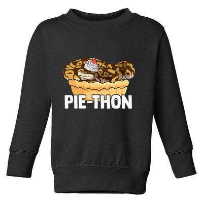 Ball Python Pie Thon Snake Pet Owner Animal Ball Python Toddler Sweatshirt