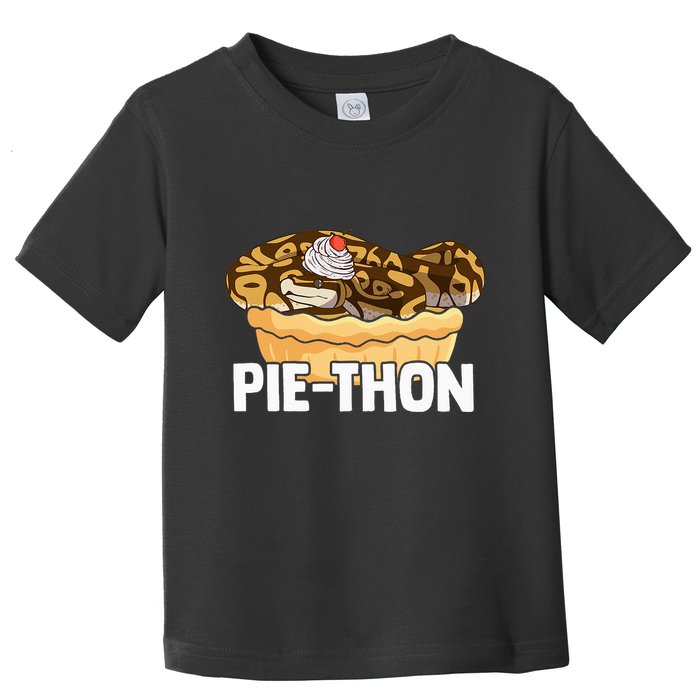 Ball Python Pie Thon Snake Pet Owner Animal Ball Python Toddler T-Shirt