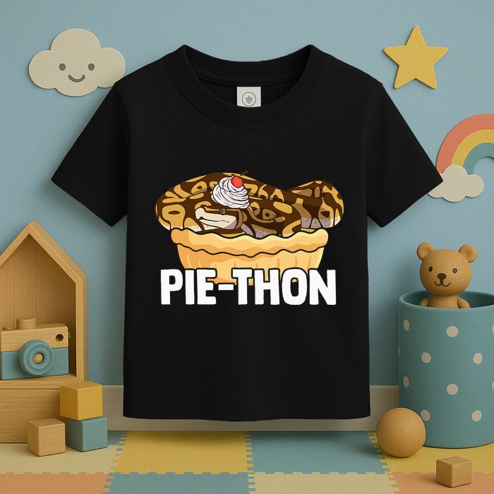 Ball Python Pie Thon Snake Pet Owner Animal Ball Python Toddler T-Shirt