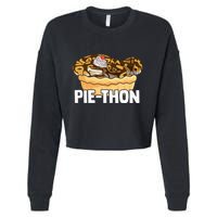 Ball Python Pie Thon Snake Pet Owner Animal Ball Python Cropped Pullover Crew