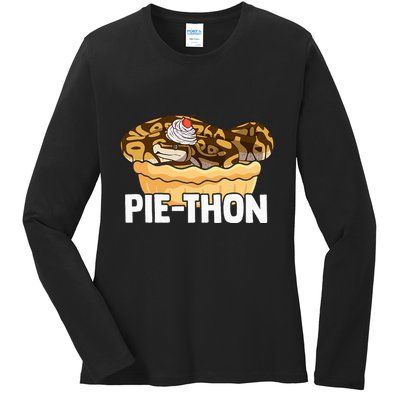 Ball Python Pie Thon Snake Pet Owner Animal Ball Python Ladies Long Sleeve Shirt