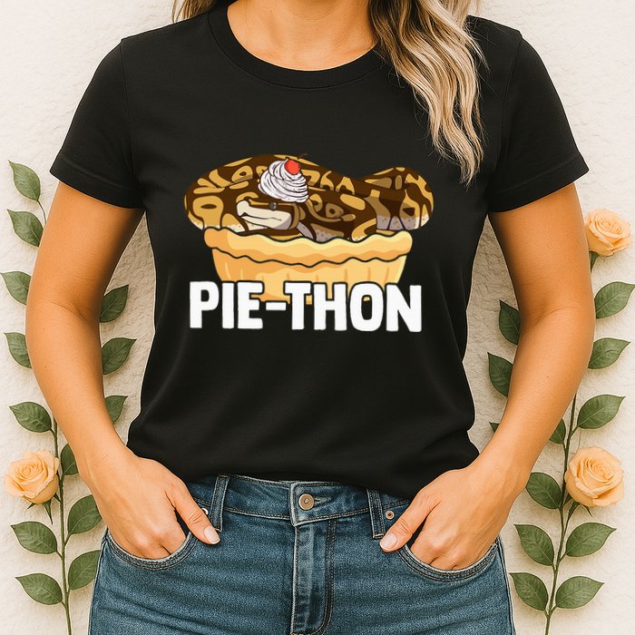 Ball Python Pie Thon Snake Pet Owner Animal Ball Python Womens T-Shirt