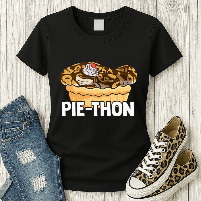 Ball Python Pie Thon Snake Pet Owner Animal Ball Python Womens T-Shirt