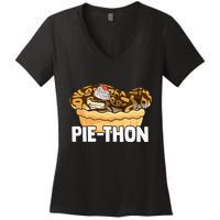 Ball Python Pie Thon Snake Pet Owner Animal Ball Python Women's V-Neck T-Shirt