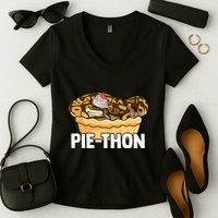 Ball Python Pie Thon Snake Pet Owner Animal Ball Python Women's V-Neck T-Shirt