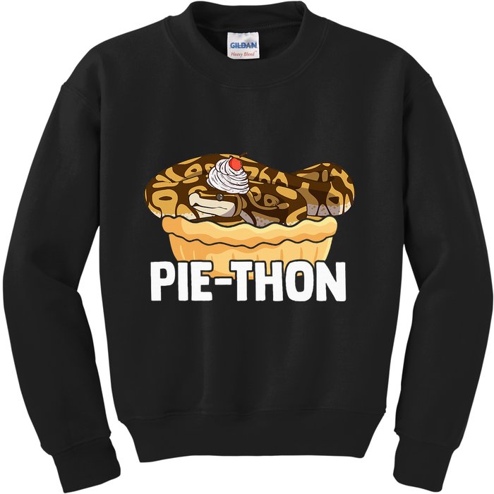 Ball Python Pie Thon Snake Pet Owner Animal Ball Python Kids Sweatshirt