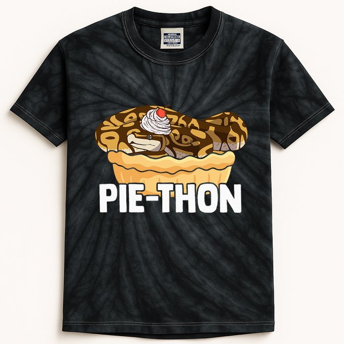 Ball Python Pie Thon Snake Pet Owner Animal Ball Python Kids Tie-Dye T-Shirt