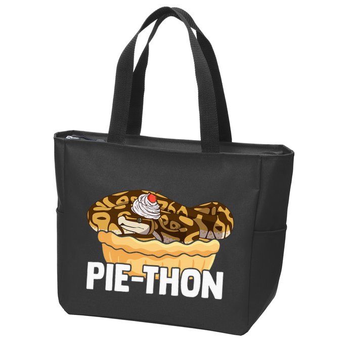 Ball Python Pie Thon Snake Pet Owner Animal Ball Python Zip Tote Bag
