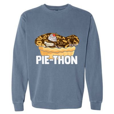Ball Python Pie Thon Snake Pet Owner Animal Ball Python Garment-Dyed Sweatshirt