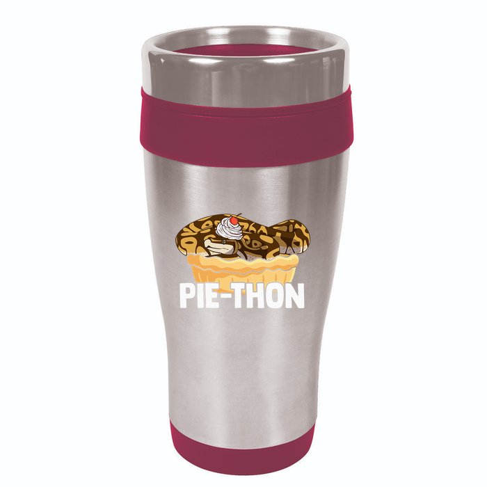 Ball Python Pie Thon Snake Pet Owner Animal Ball Python 16oz Travel Tumbler