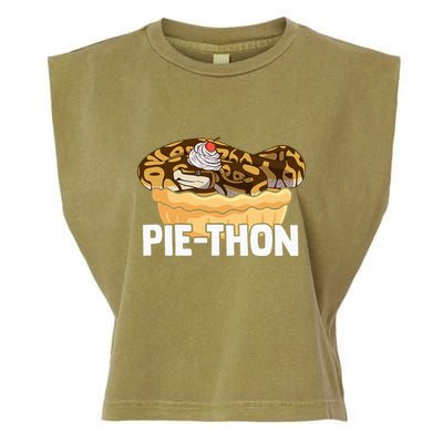 Ball Python Pie Thon Snake Pet Owner Animal Ball Python Garment-Dyed Women's Muscle Tee