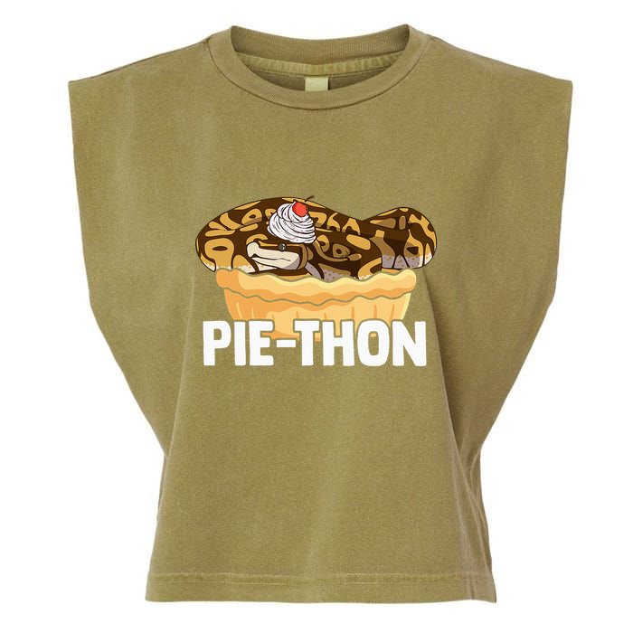 Ball Python Pie Thon Snake Pet Owner Animal Ball Python Garment-Dyed Women's Muscle Tee