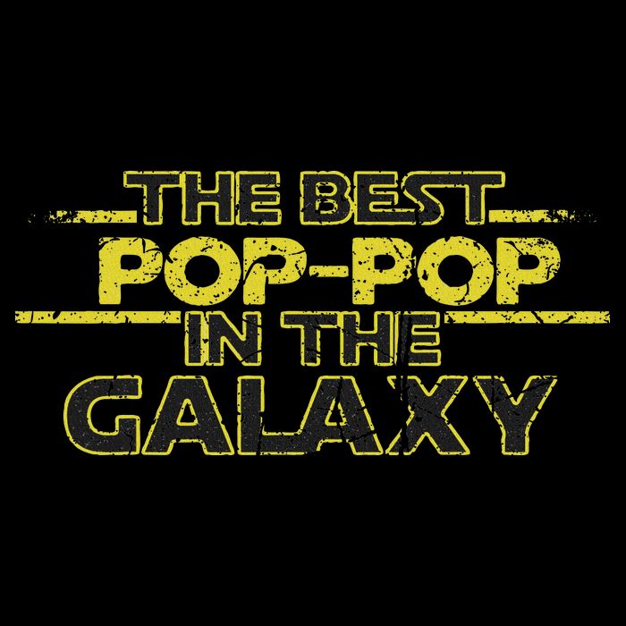 Best Pop Pop In The Galaxy Birthday Gift For Pop Pop Full-Length Apron With Pockets