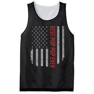 Best Pop Pop Ever American Flag Gifts For Father's day Mesh Reversible Basketball Jersey Tank