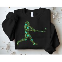Baseball Player Pattern Sweatshirt