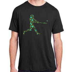 Baseball Player Pattern Adult ChromaSoft Performance T-Shirt