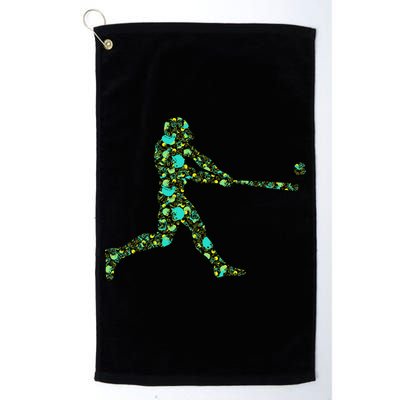 Baseball Player Pattern Golf Towel