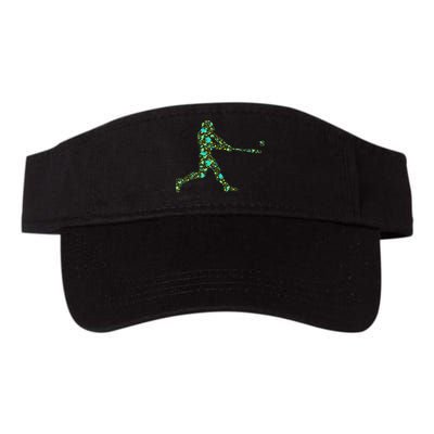 Baseball Player Pattern Valucap Bio-Washed Visor