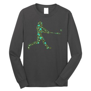 Baseball Player Pattern Long Sleeve Shirt