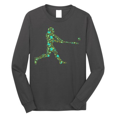 Baseball Player Pattern Long Sleeve Shirt