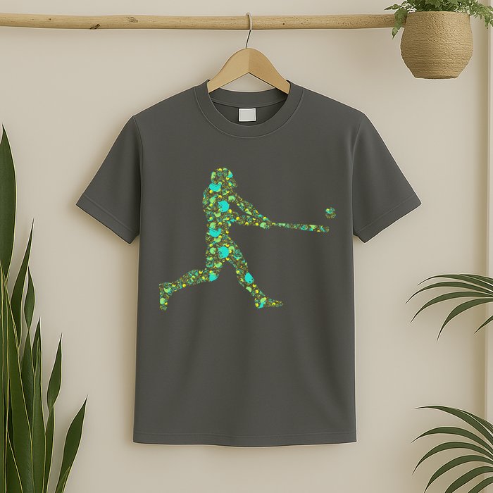 Baseball Player Pattern T-Shirt