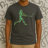 Baseball Player Pattern T-Shirt