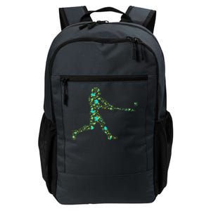 Baseball Player Pattern Daily Commute Backpack