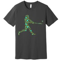 Baseball Player Pattern Premium T-Shirt