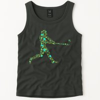 Baseball Player Pattern Tank Top