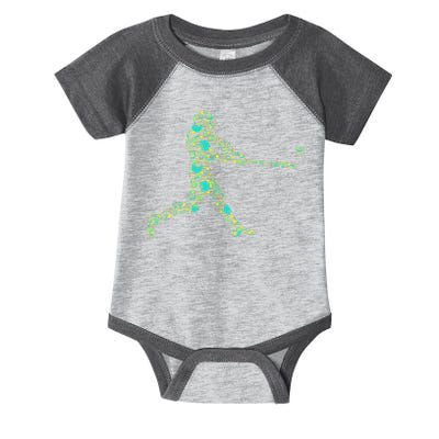 Baseball Player Pattern Infant Baby Jersey Bodysuit