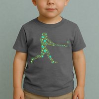 Baseball Player Pattern Toddler T-Shirt