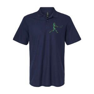 Baseball Player Pattern Softstyle Adult Sport Polo