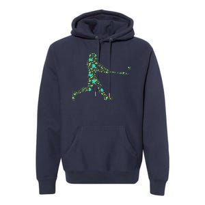 Baseball Player Pattern Premium Hoodie