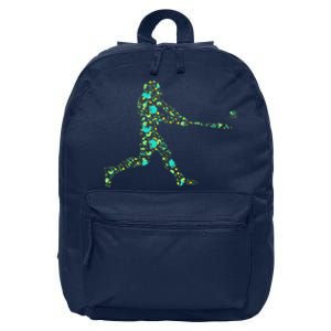 Baseball Player Pattern 16 in Basic Backpack