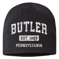 Butler Pennsylvania Pa Vintage Sports Established Sustainable Beanie