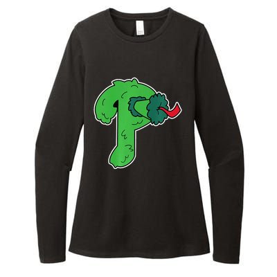 Big Phanatic P Premium Womens CVC Long Sleeve Shirt