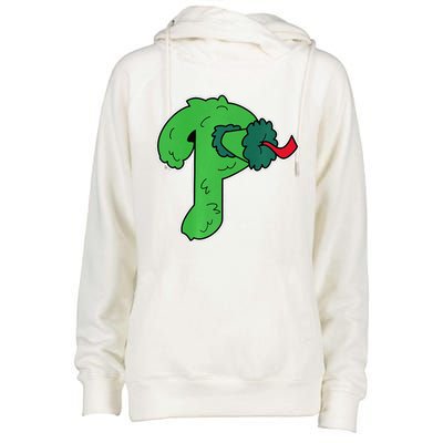 Big Phanatic P Premium Womens Funnel Neck Pullover Hood