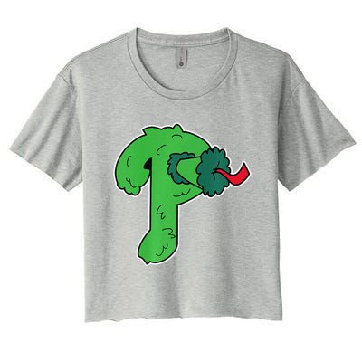 Big Phanatic P Premium Women's Crop Top Tee