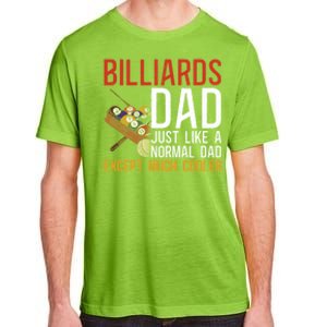 Billiards Pool Player Ball Dad Billiards Dad Just Like A Gift Adult ChromaSoft Performance T-Shirt