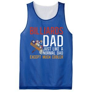 Billiards Pool Player Ball Dad Billiards Dad Just Like A Gift Mesh Reversible Basketball Jersey Tank