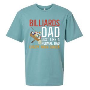 Billiards Pool Player Ball Dad Billiards Dad Just Like A Gift Sueded Cloud Jersey T-Shirt