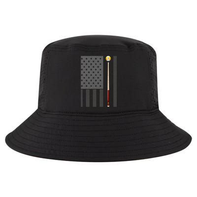 Billiards Pool Player Table Usa Us American Flag Meaningful Gift Cool Comfort Performance Bucket Hat