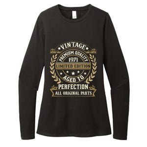 Birthday Premium Quality 1971 Birthday Mom Dad Gift 52nd Birthday Womens CVC Long Sleeve Shirt