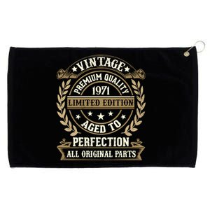 Birthday Premium Quality 1971 Birthday Mom Dad Gift 52nd Birthday Grommeted Golf Towel