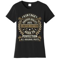 Birthday Premium Quality 1971 Birthday Mom Dad Gift 52nd Birthday Women's T-Shirt