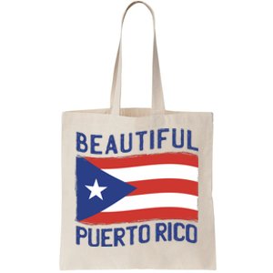 Beautiful Puerto Rico Flag Tote Bag