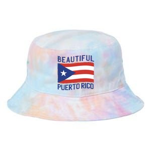 Beautiful Puerto Rico Flag Tie Dye Newport Bucket Hat