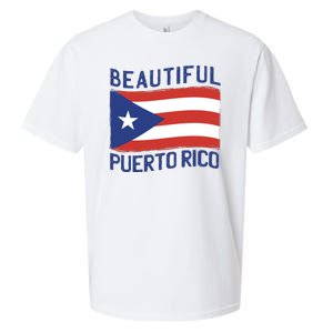 Beautiful Puerto Rico Flag Sueded Cloud Jersey T-Shirt