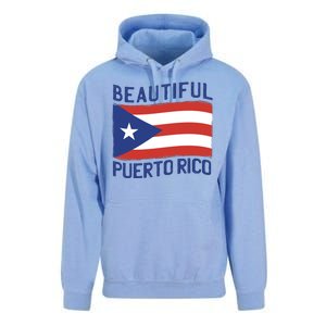 Beautiful Puerto Rico Flag Unisex Surf Hoodie